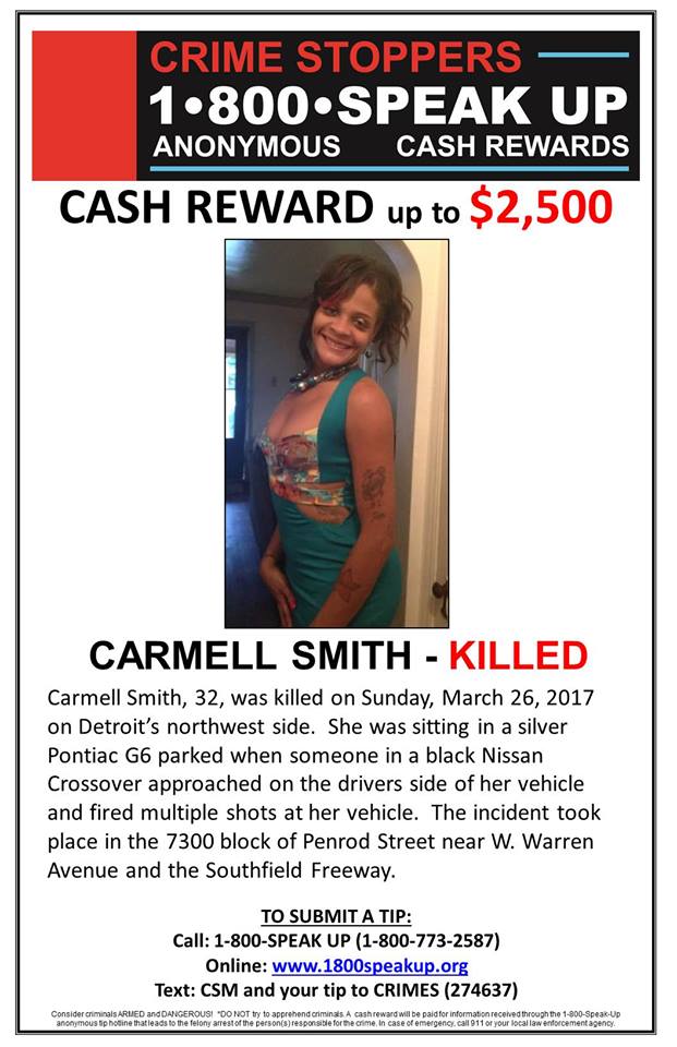 Carmell Smith Homicide Detroit 2017