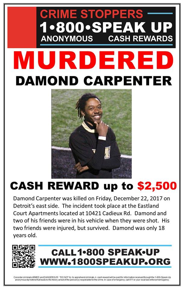 Damond Carpenter Homicide Detroit 2017