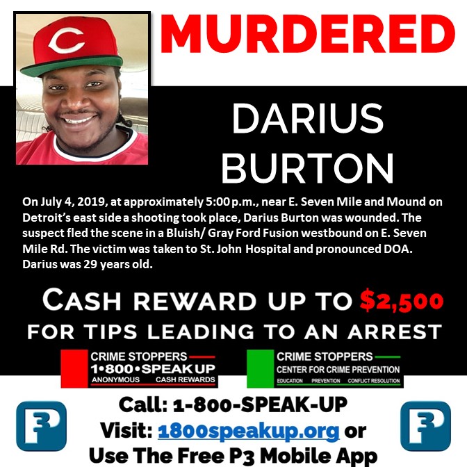 Darius Burton flyer