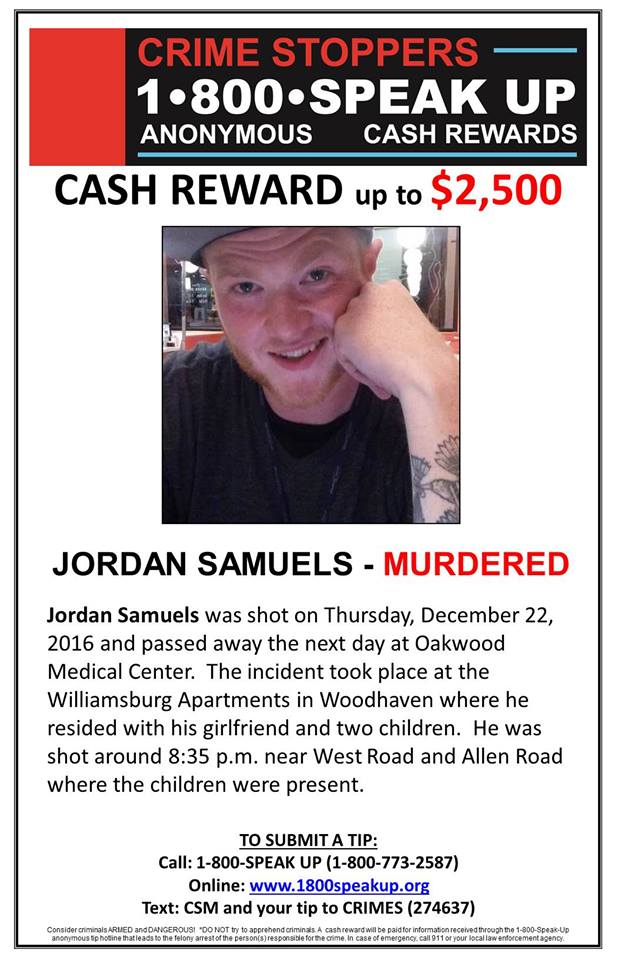 Jordan Samuels Homicide 2016