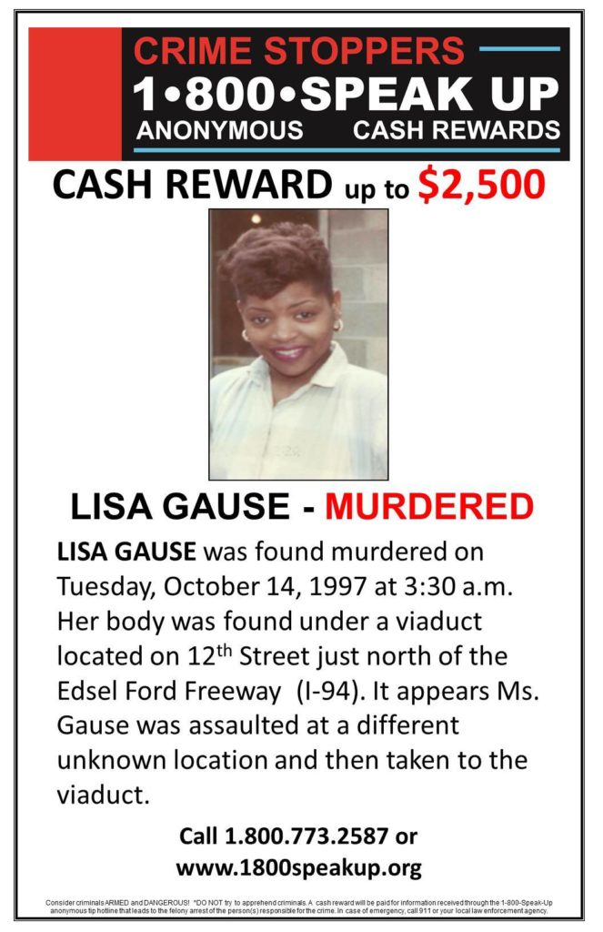 Lisa Gause Homicide 1997 Detroit