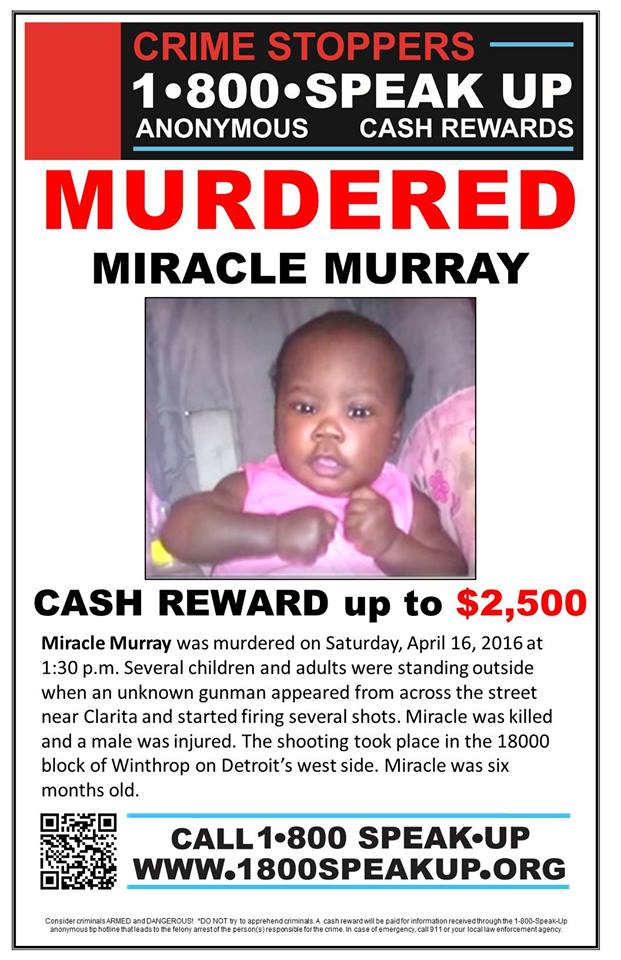 Miracle Murray 2016 Homicide Detroit